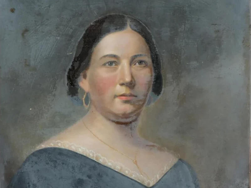 1817-Marcus Mote - Ritratto di signora
